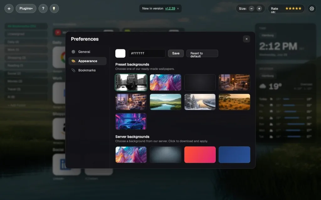 New Tab save flow - context menu, hotkeys and popup