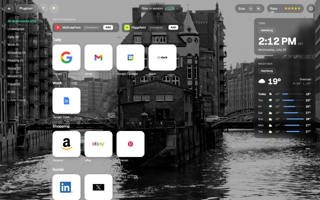 Webdoka.net integrations  -  connected SEO sources